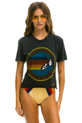 AVIATOR NATION NS - BOYFRIEND TEE CHAR Boyfriend Tee Aviator Nation