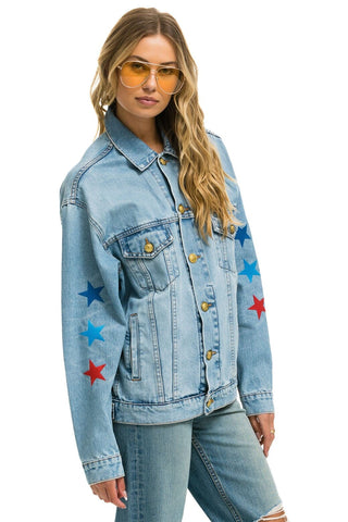 AVIATOR NATION OVERSIZED CONCERT DENIM JACKET - SUPER LIGHT Denim Jacket Aviator Nation