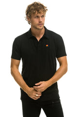 AVIATOR NATION POLO - BLACK Tees Aviator Nation