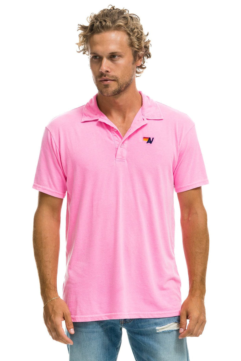 AVIATOR NATION POLO - NEON PINK Aviator Nation