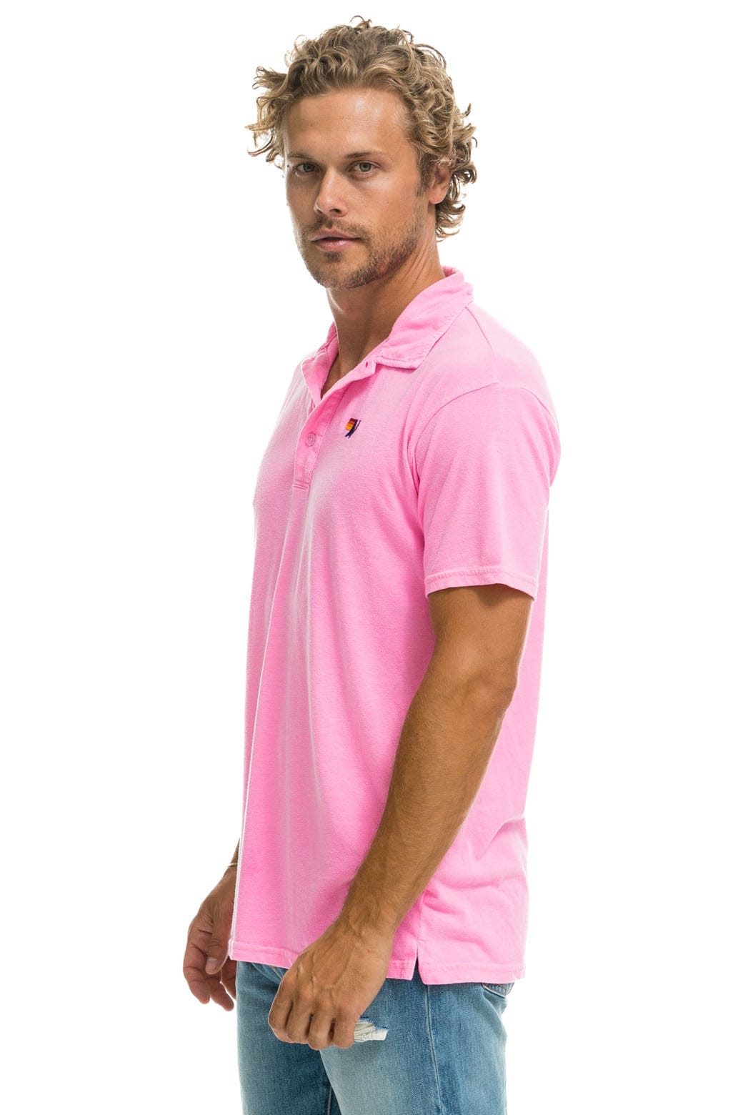 AVIATOR NATION POLO - NEON PINK Aviator Nation