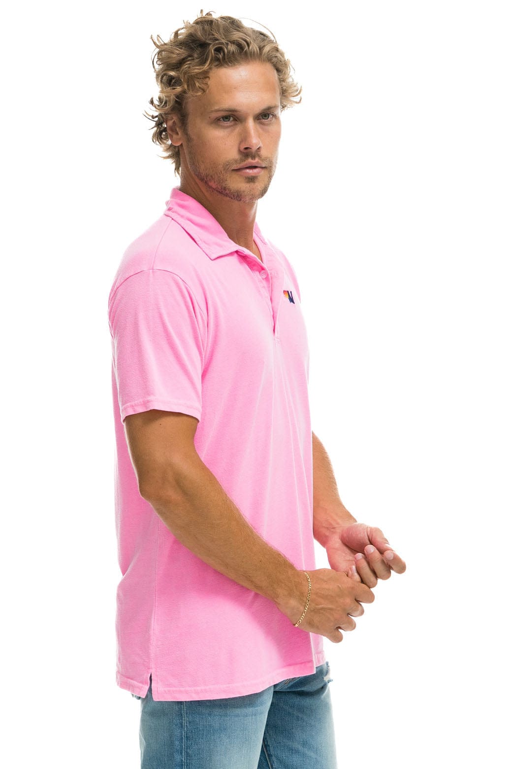AVIATOR NATION POLO - NEON PINK Aviator Nation