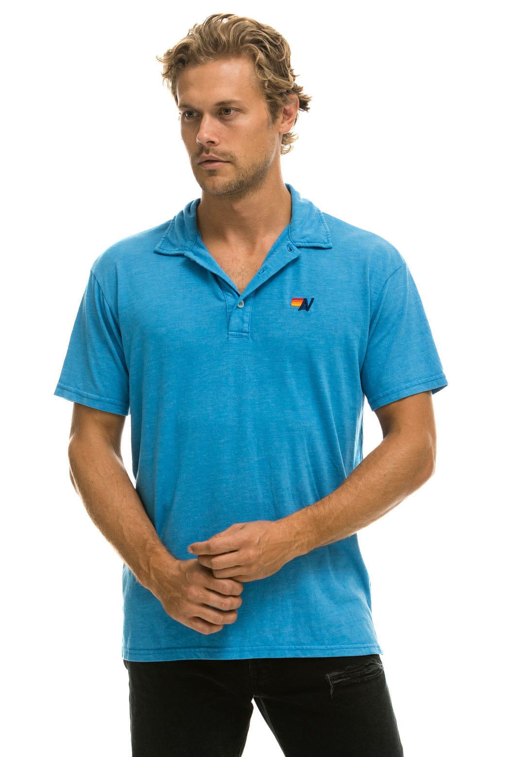 AVIATOR NATION POLO - OCEAN Tees Aviator Nation