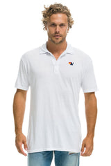 AVIATOR NATION POLO - WHITE Tees Aviator Nation