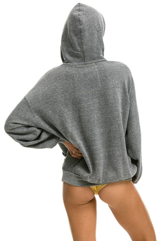 AVIATOR NATION RELAXED PULLOVER HOODIE - HEATHER GREY Hoodie Aviator Nation