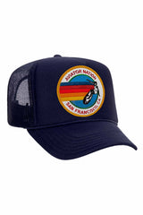 AVIATOR NATION SAN FRANCISCO TRUCKER HAT HATS Aviator Nation OS NAVY