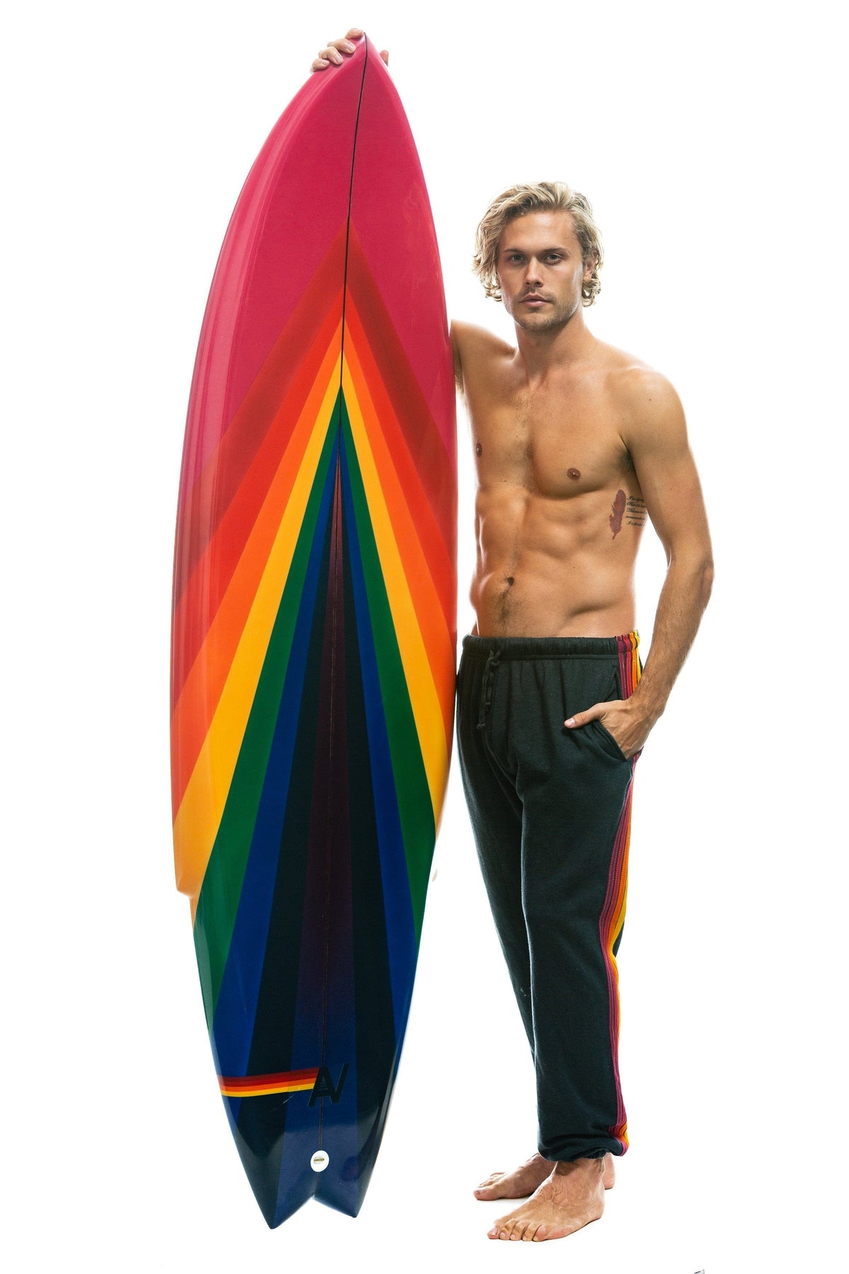 AVIATOR NATION STINGER BOARD - RAINBOW Surfboard Aviator Nation