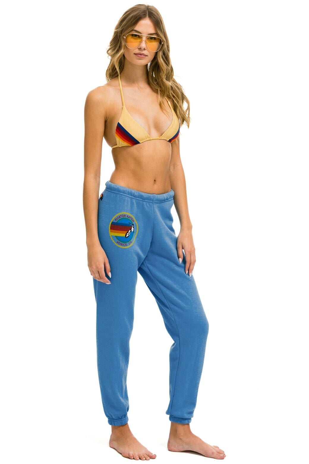 AVIATOR NATION SWEATPANTS - COBALT Women's Sweatpants Aviator Nation