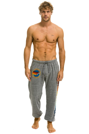 AVIATOR NATION SWEATPANTS - HEATHER GREY Men's Sweatpants Aviator Nation