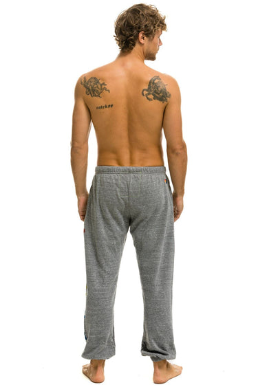 AVIATOR NATION SWEATPANTS - HEATHER GREY Men's Sweatpants Aviator Nation