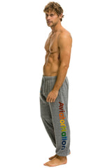AVIATOR NATION SWEATPANTS - HEATHER GREY Men's Sweatpants Aviator Nation