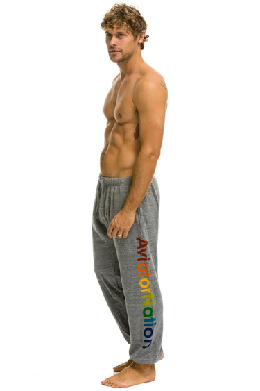 AVIATOR NATION SWEATPANTS - HEATHER GREY Men's Sweatpants Aviator Nation