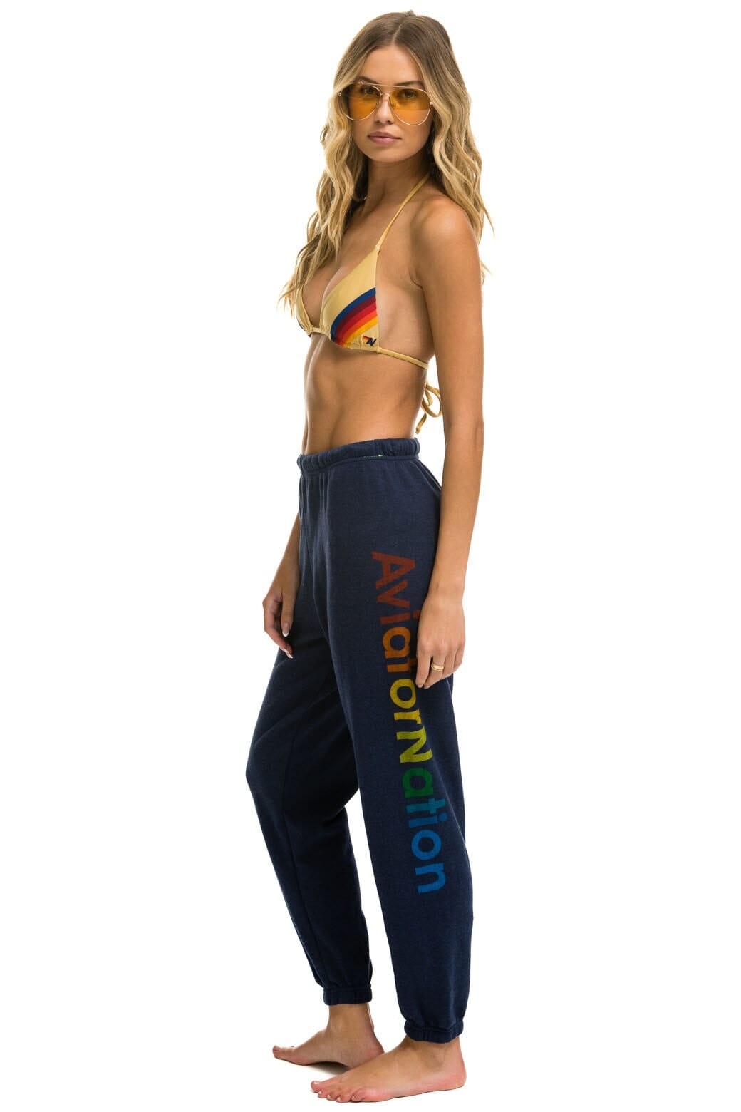 AVIATOR NATION SWEATPANTS - NAVY Women's Sweatpants Aviator Nation