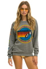 AVIATOR NATION SWEATSHIRT - HEATHER GREY Sweatshirt Aviator Nation