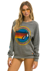 AVIATOR NATION SWEATSHIRT - HEATHER GREY Sweatshirt Aviator Nation