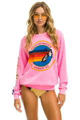 AVIATOR NATION SWEATSHIRT - NEON PINK Sweatshirt Aviator Nation