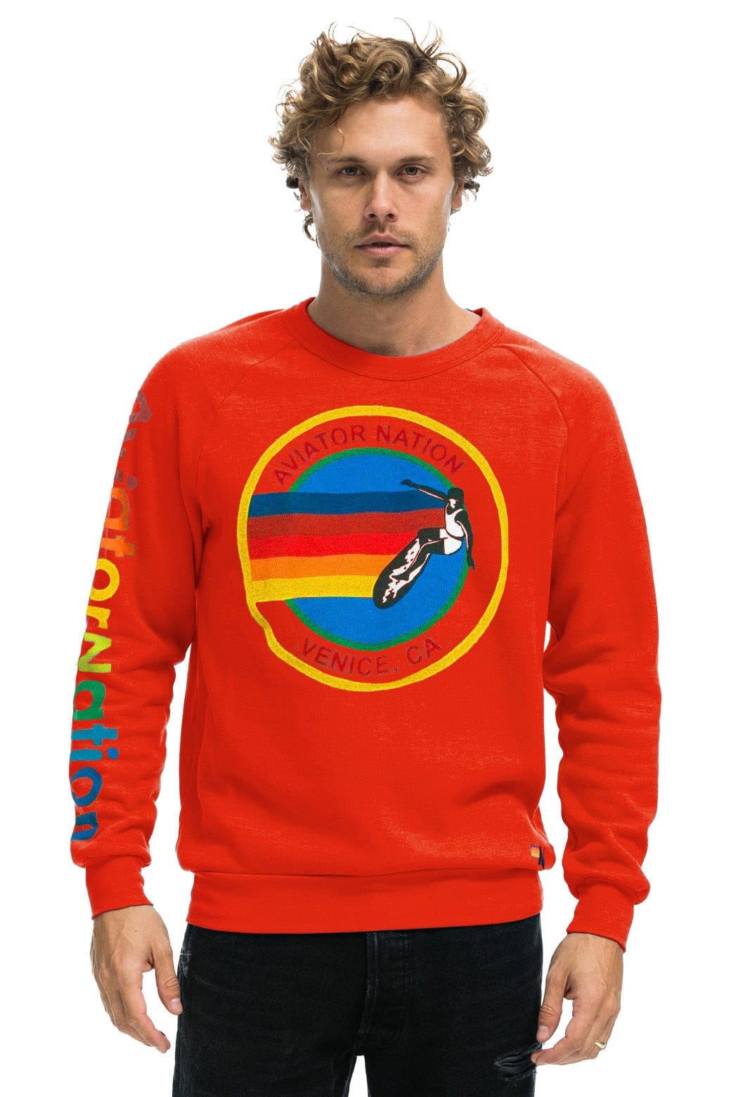 AVIATOR NATION SWEATSHIRT - RED Sweatshirt Aviator Nation