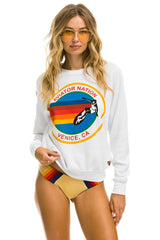 AVIATOR NATION SWEATSHIRT - WHITE Sweatshirt Aviator Nation