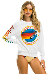 AVIATOR NATION SWEATSHIRT - WHITE Sweatshirt Aviator Nation