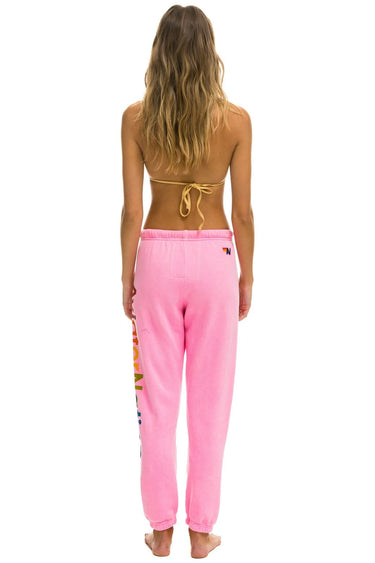 AVIATOR NATION VAIL SWEATPANT - NEON PINK Women's Sweatpants Aviator Nation