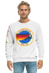AVIATOR NATION VAIL SWEATSHIRT - WHITE Sweatshirt Aviator Nation