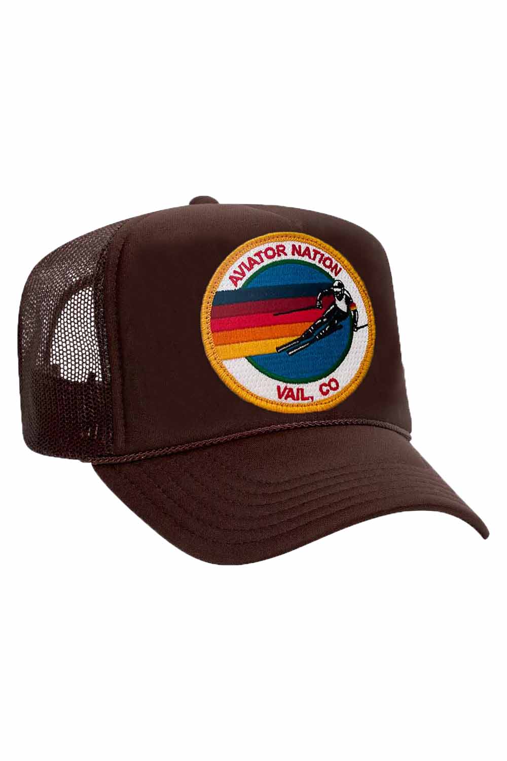 AVIATOR NATION VAIL TRUCKER HAT HATS Aviator Nation OS BROWN