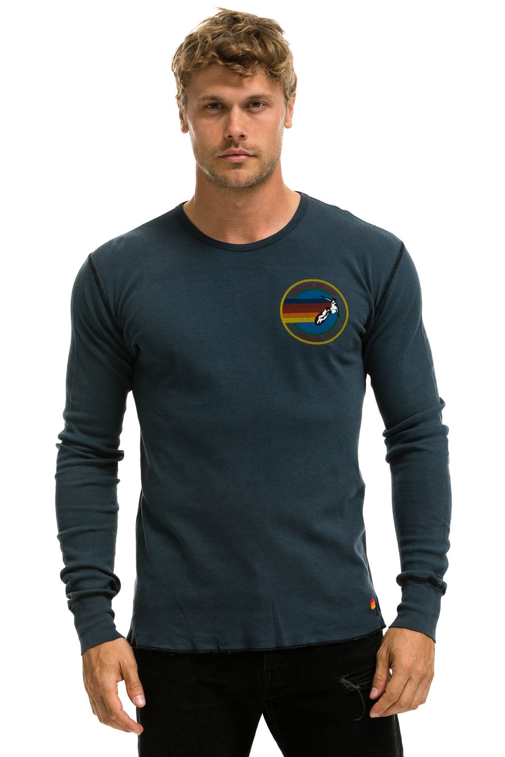 AVIATOR NATION VENICE THERMAL - CHARCOAL Thermal Aviator Nation 