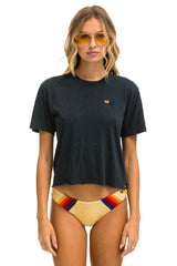 BASIC BOYFRIEND TEE - CHARCOAL Boyfriend Tee Aviator Nation