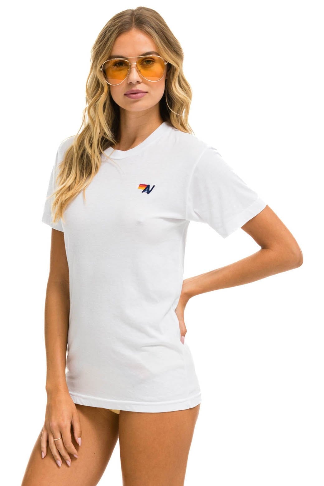 BASIC TEE - WHITE Tees Aviator Nation