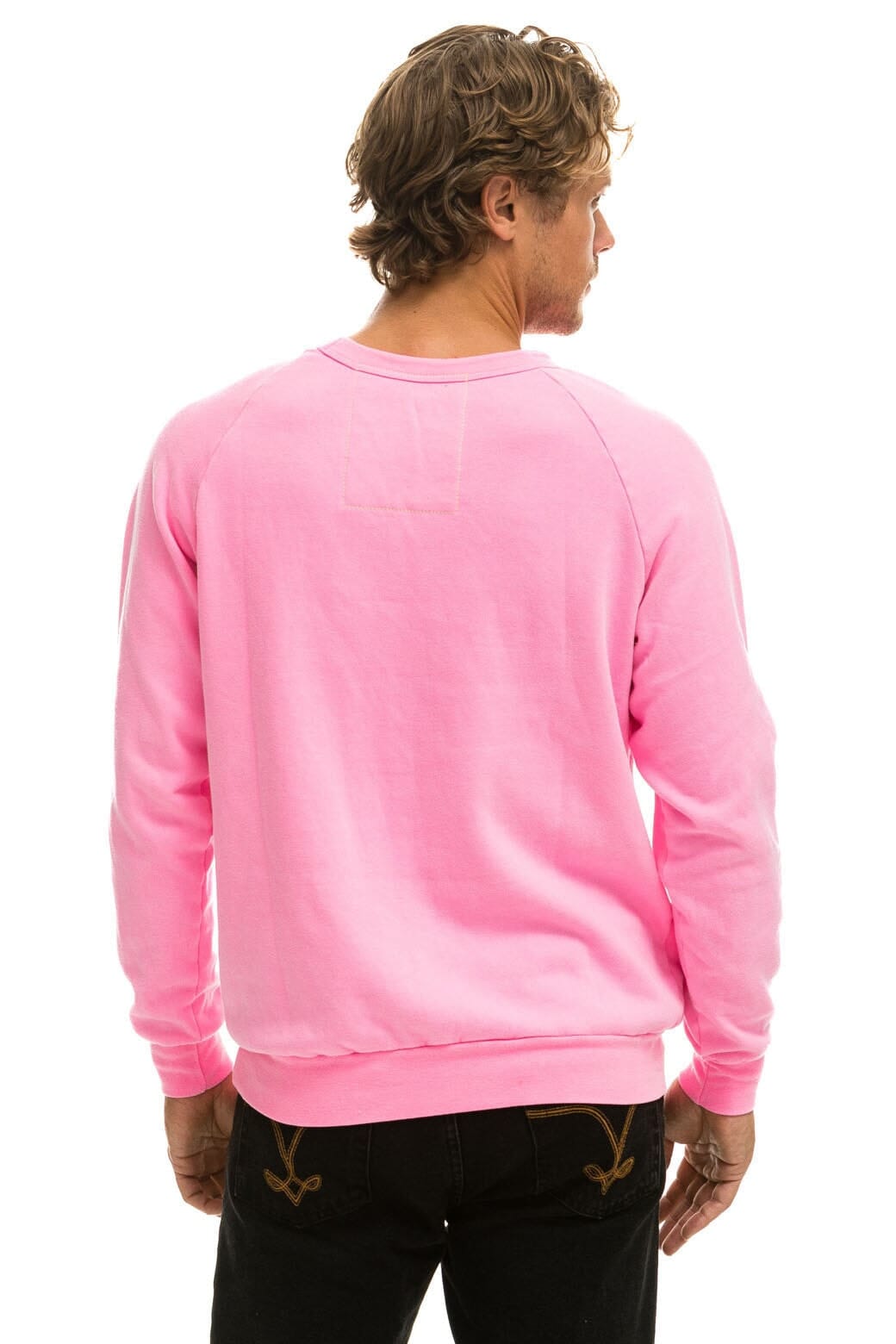 BOLT CREW SWEATSHIRT - NEON PINK Sweatshirt Aviator Nation