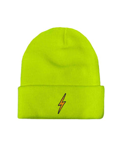 BOLT FULL RIB BEANIE - NEON YELLOW Beanie Aviator Nation OS NEON YELLOW