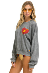 BOLT HEART RELAXED CREW SWEATSHIRT - HEATHER Sweatshirt Aviator Nation