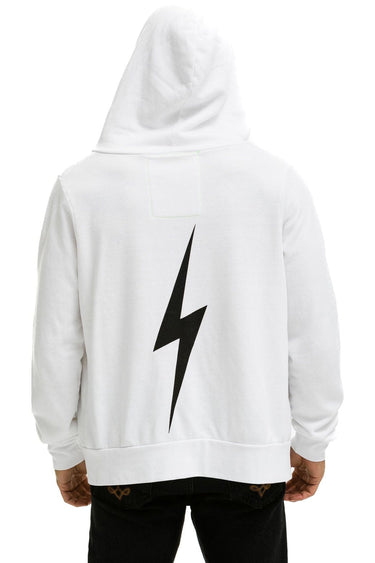 BOLT HOODIE - WHITE Hoodie Aviator Nation