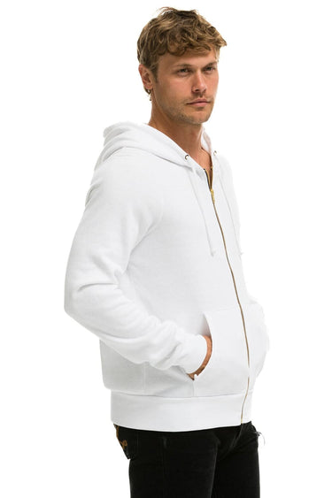 BOLT HOODIE - WHITE Hoodie Aviator Nation
