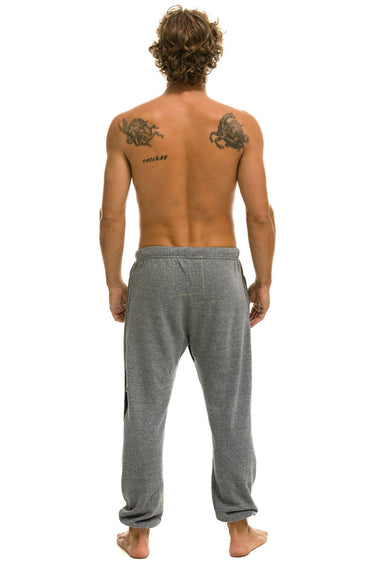 BOLT SWEATPANTS - HEATHER GREY Mens Sweatpants Aviator Nation
