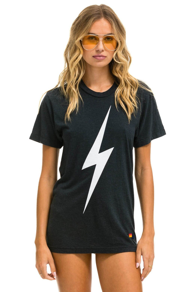 BOLT TEE - CHARCOAL Tees Aviator Nation