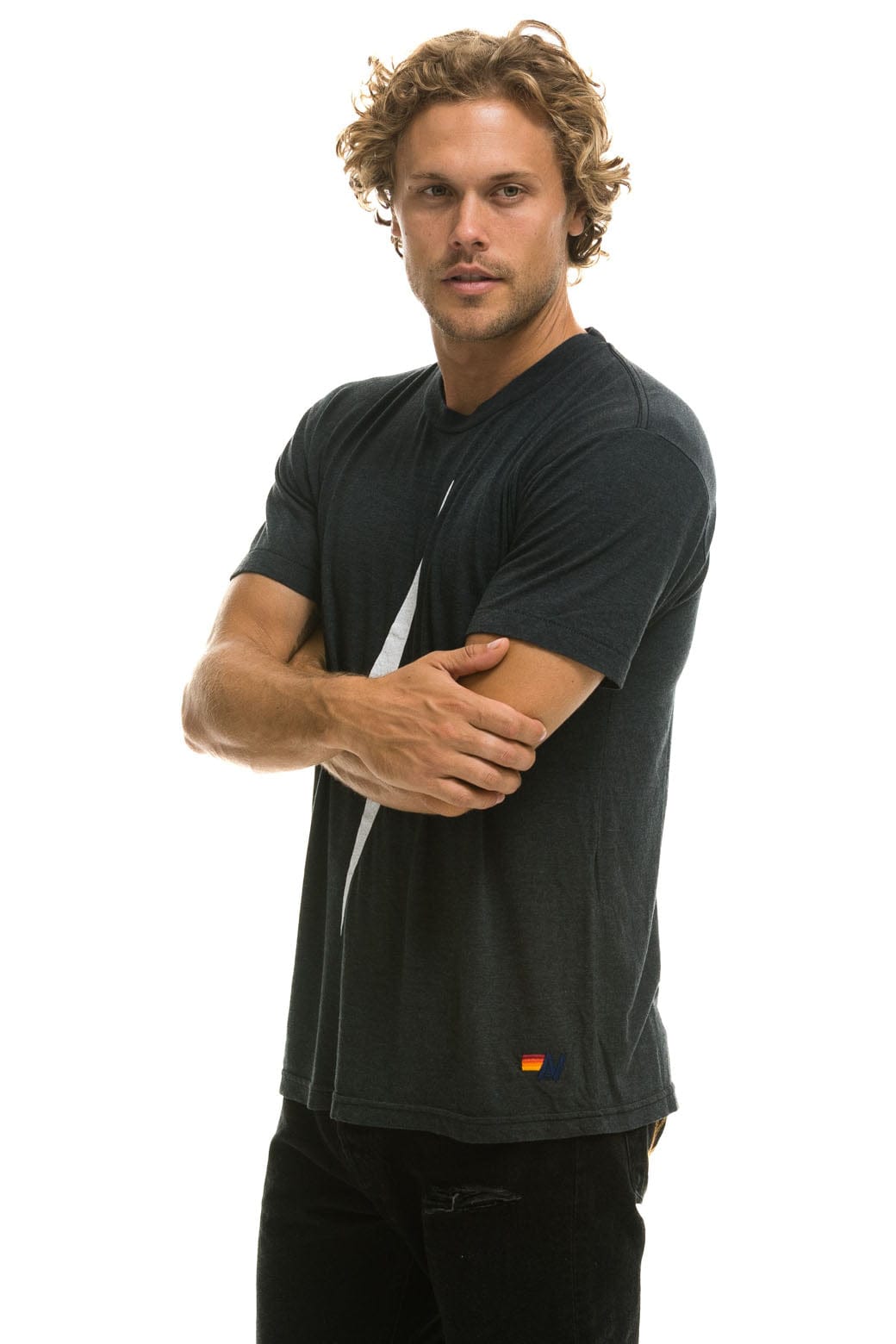 BOLT TEE - CHARCOAL Tees Aviator Nation