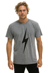 BOLT TEE - HEATHER GREY Tees Aviator Nation