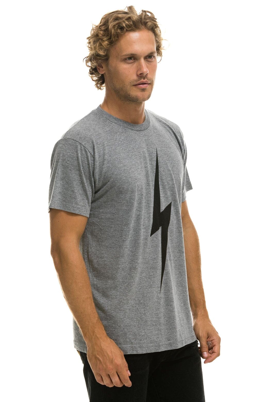 BOLT TEE - HEATHER GREY Tees Aviator Nation