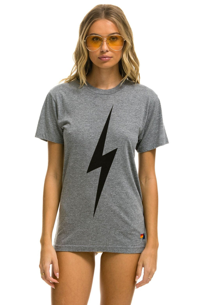 BOLT TEE - HEATHER GREY Tees Aviator Nation