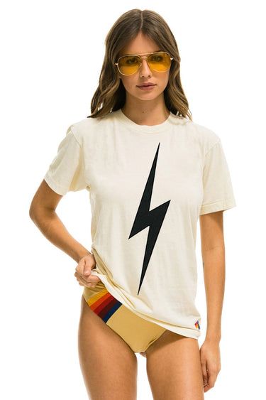 BOLT TEE - VINTAGE WHITE Tees Aviator Nation