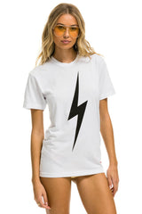 BOLT TEE - WHITE Tees Aviator Nation