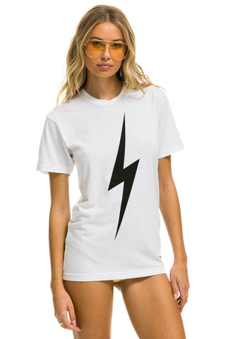 BOLT TEE - WHITE Tees Aviator Nation