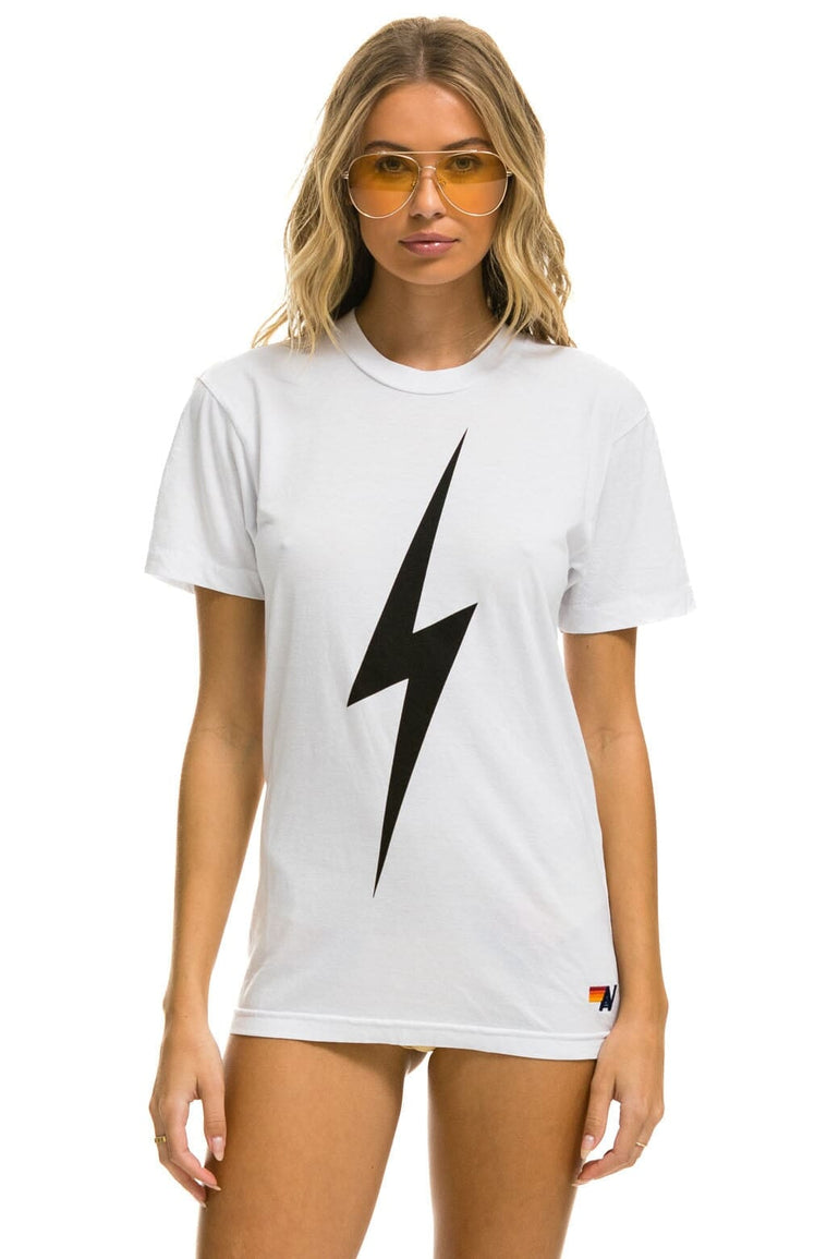 BOLT TEE - WHITE Tees Aviator Nation