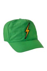 BOLT VINTAGE NYLON TRUCKER HAT HATS Aviator Nation KELLY GREEN