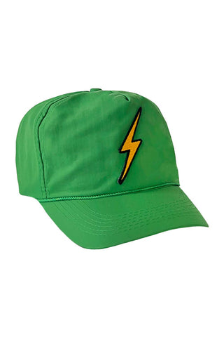 BOLT VINTAGE NYLON TRUCKER HAT HATS Aviator Nation KELLY GREEN