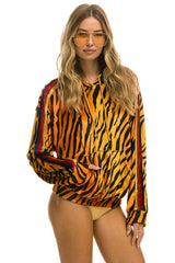 CLASSIC VELVET RELAXED PULLOVER HOODIE - TIGER Hoodie Aviator Nation