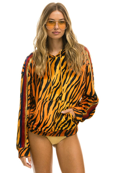 CLASSIC VELVET RELAXED PULLOVER HOODIE - TIGER Hoodie Aviator Nation