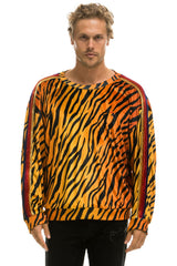CLASSIC VELVET RELAXED SWEATSHIRT - TIGER Sweatshirt Aviator Nation