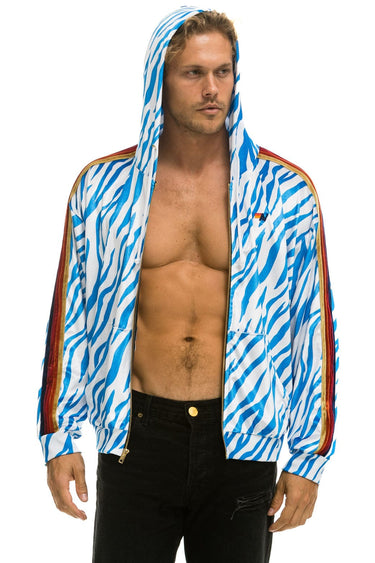CLASSIC VELVET RELAXED ZIP HOODIE - BLUE TIGER Hoodie Aviator Nation